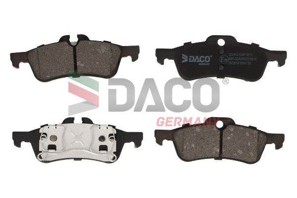 Zestaw klocków hamulcowych, hamulce tarczowe DACO GERMANY 322403
