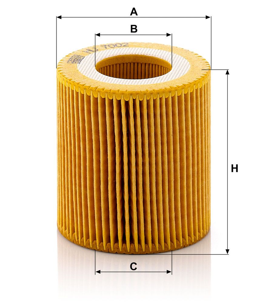 Levně Olejový filtr MANN-FILTER HU 7002 z