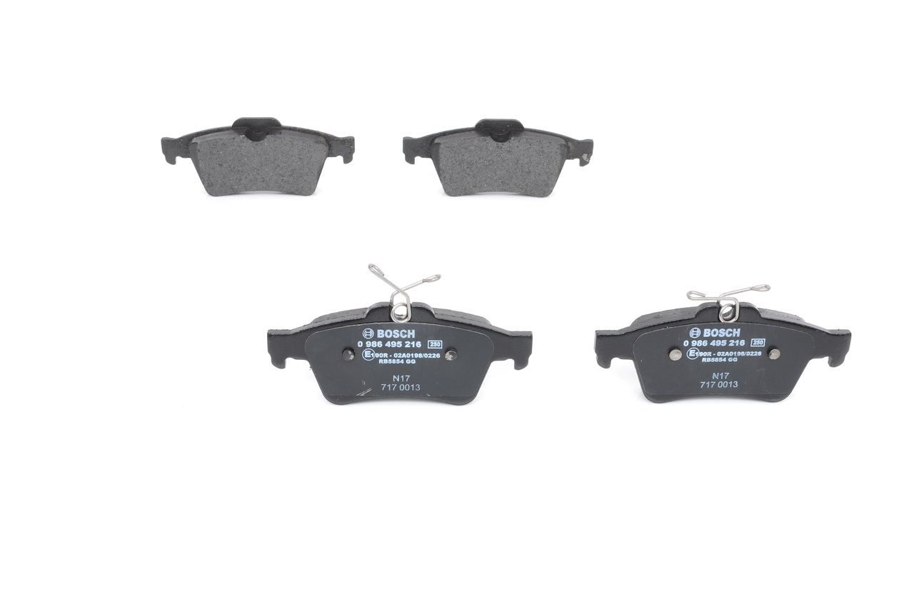 set placute frana,frana disc BOSCH 0 986 495 216