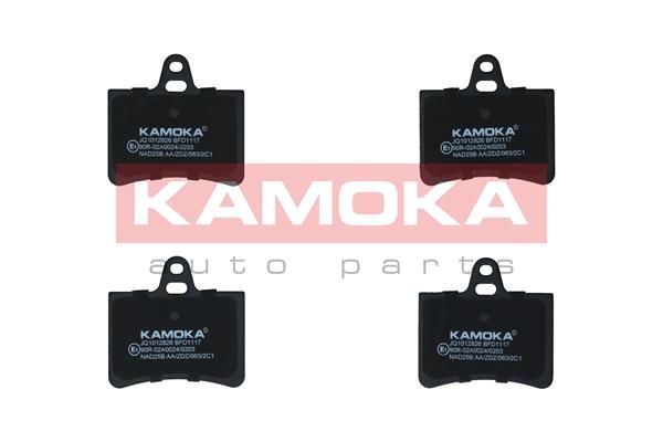 Zestaw klocków hamulcowych, hamulce tarczowe KAMOKA JQ1012826