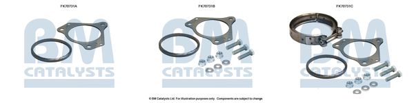 Zestaw montażowy, rura wydechowa BM CATALYSTS FK70731