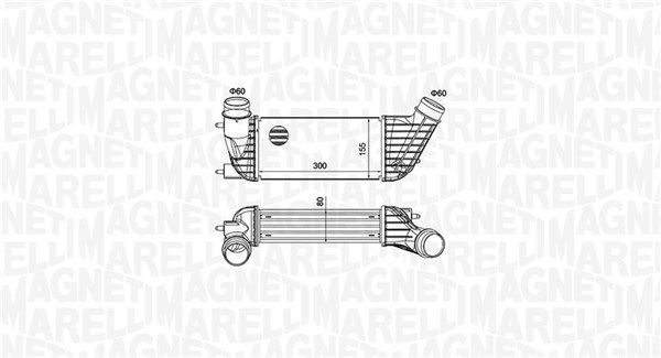 Chłodnica powietrza doładowującego MAGNETI MARELLI 351319204260