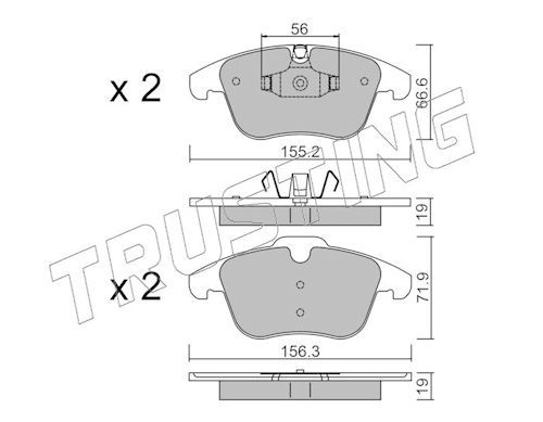 Piduriklotsi komplekt,ketaspidur