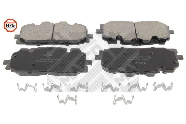 Zestaw klocków hamulcowych, hamulce tarczowe MAPCO 6998HPS