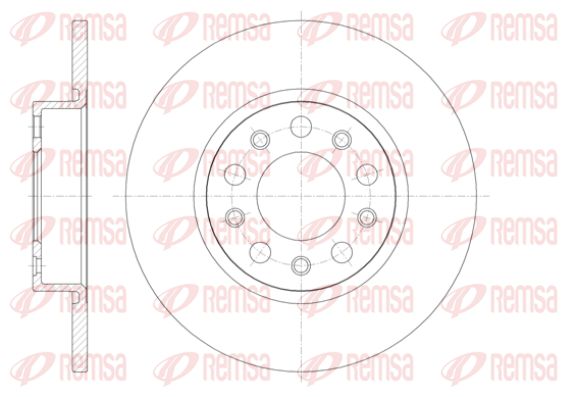 Tarcza hamulcowa KAWE 61426 00