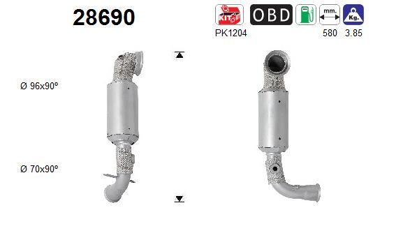 Katalizator AS 28690
