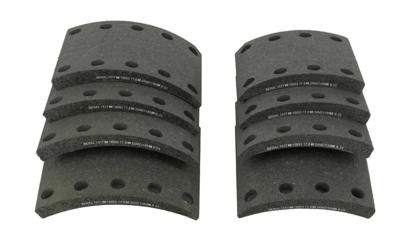 Set garnituri de frictiune, frana tambur BERAL KBL19952.0-1517