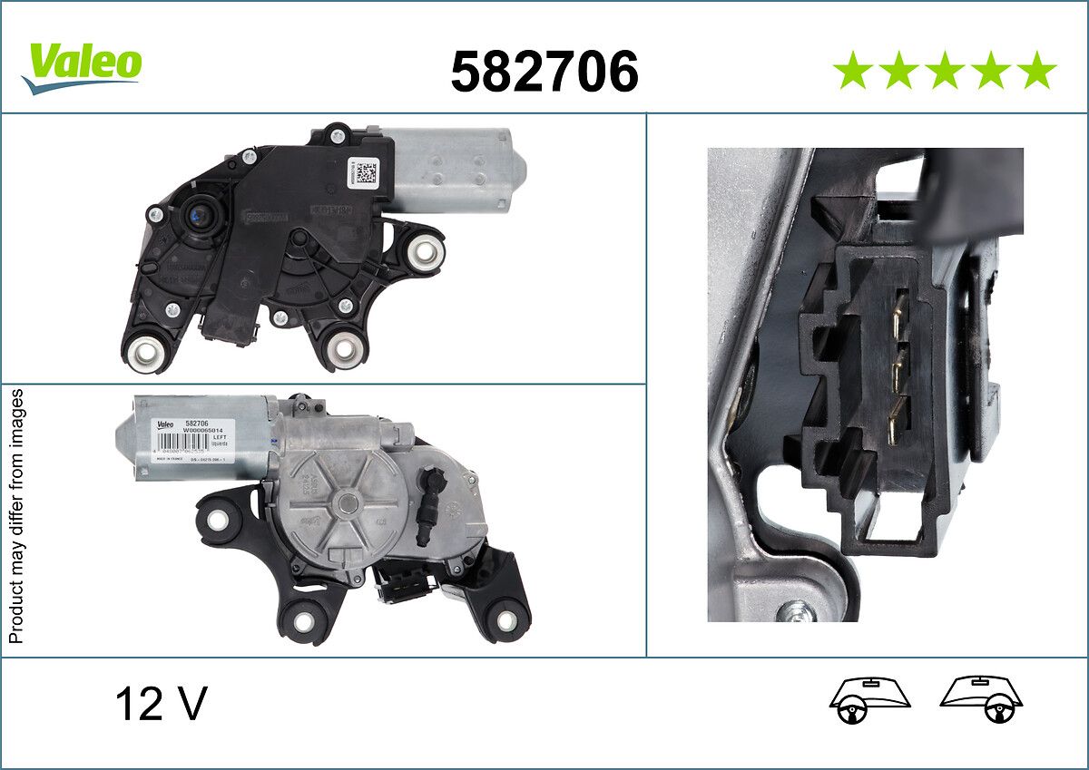 motor stergator VALEO ORIGINAL PART 582706