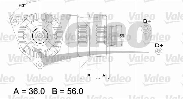 Alternator VALEO 437126