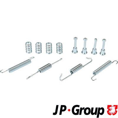 Zestaw akcesoriów, szczęki hamulcowe hamulca postojowego JP GROUP 1163950110