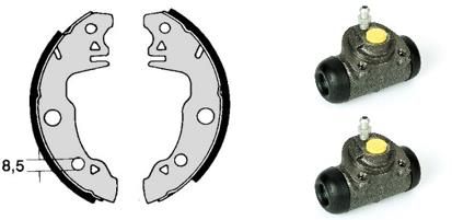 Zestaw szczęk hamulcowych BREMBO H 61 022