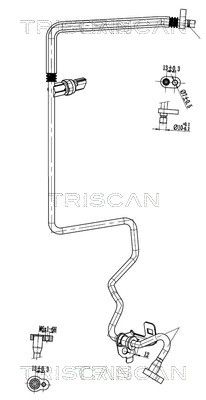 conducta presiune variabila,aer conditionat TRISCAN 9010 25019