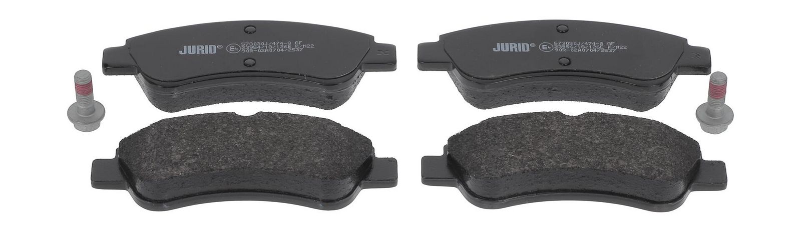 set placute frana,frana disc JURID 573030J