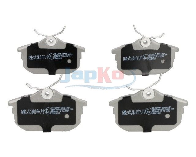 set placute frana,frana disc JAPKO 51507