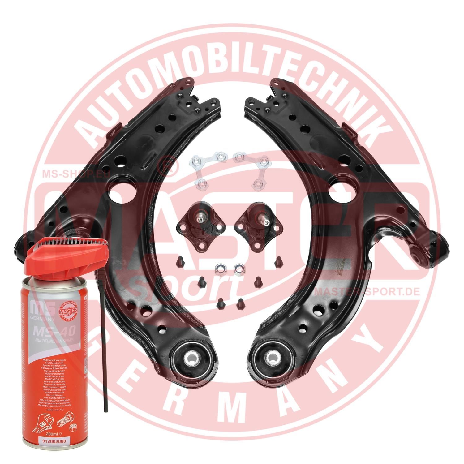 E-shop Sada ramien nápravy zavesenia kolies MASTER-SPORT GERMANY 36812/4-SET-MSP