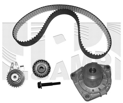 Pompa wodna + zestaw paska rozrządu CALIBER 0505KFW