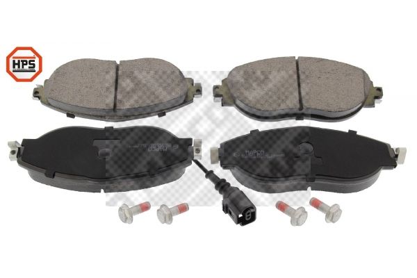 Zestaw klocków hamulcowych, hamulce tarczowe MAPCO 6633HPS