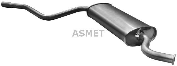Levně Zadní tlumič výfuku ASMET 16.019