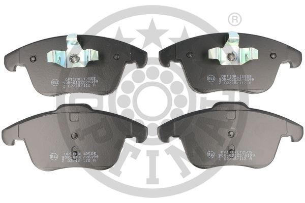 Zestaw klocków hamulcowych, hamulce tarczowe OPTIMAL BP-12505
