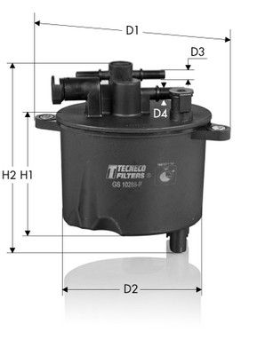 Filtr paliwa TECNECO FILTERS GS10288P