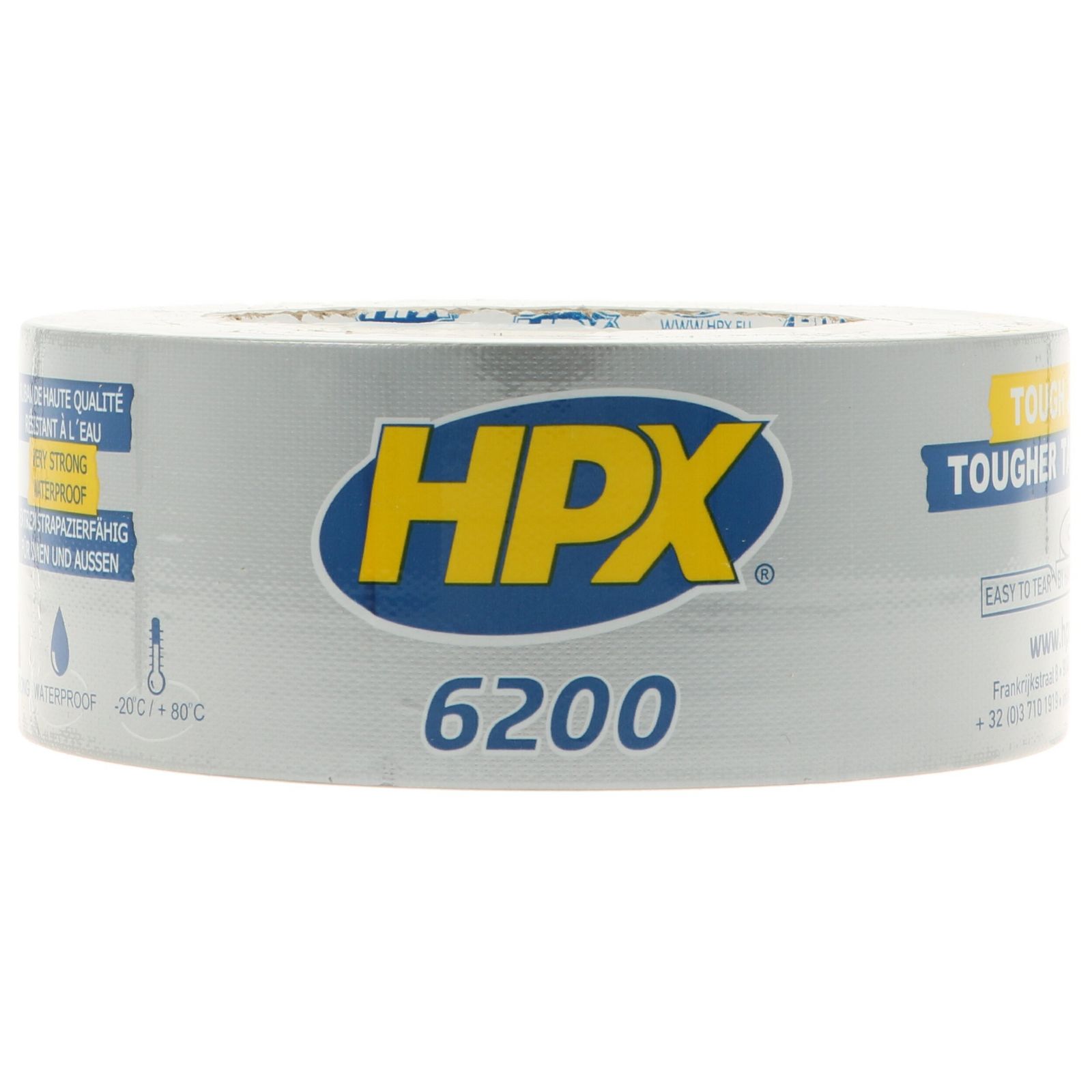 banda adeziva PRESTO Repair Tape 6200 silver 48 mm x 25 m 441332