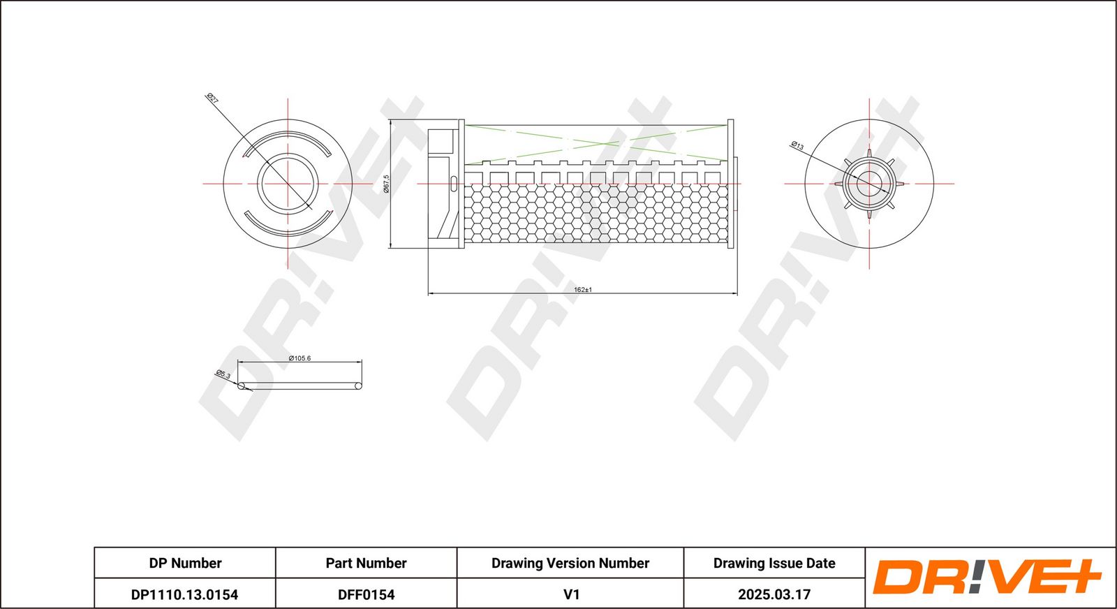 filtru combustibil Dr!ve+ DP1110.13.0154