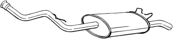 Tłumik końcowy KLOKKERHOLM 278-215