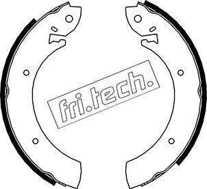 Zestaw szczęk hamulcowych FRI.TECH. 1040.080