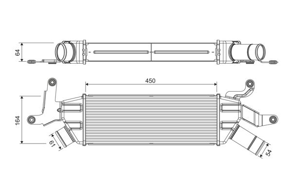 Kompressoriõhu radiaator