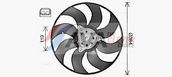 Вентилятор, охлаждение двигателя