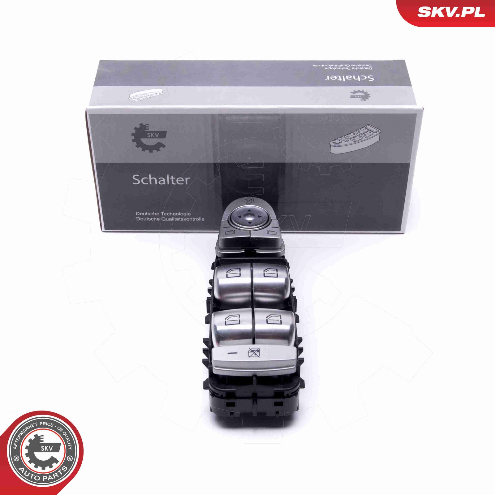 Slēdzis, Stikla pacēlājmehānisms