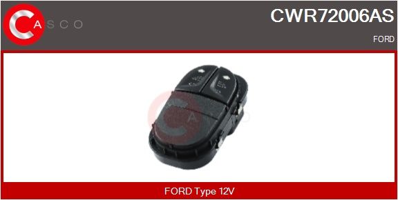 Spínač, zvedací zařízení oken CASCO CWR72006AS