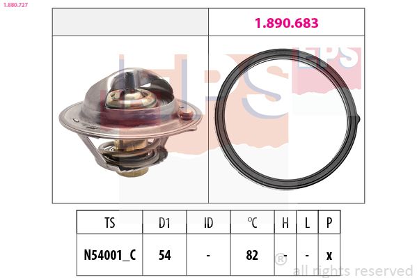 Termostat, środek chłodzący EPS 1.880.727