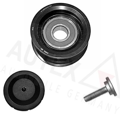 rolka kierunkowa / prowadząca, pasek klinowy zębaty AUTEX 651180