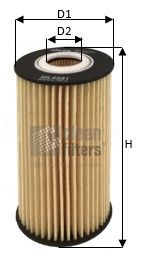 Olejový filtr CLEAN FILTERS ML4581
