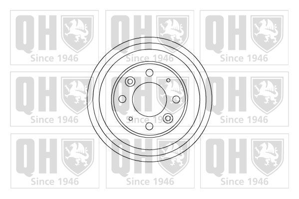 Bęben hamulcowy QUINTON HAZELL BDR554