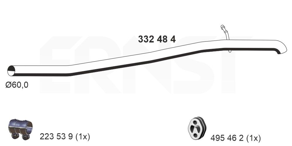 Racord evacuare ERNST 332484
