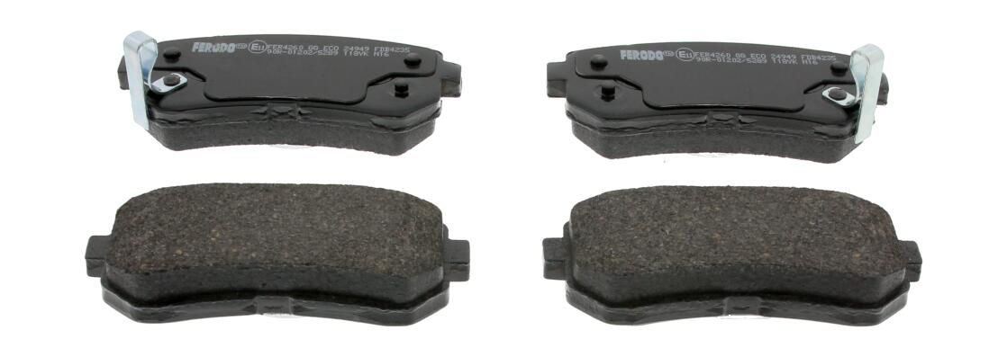 set placute frana,frana disc FERODO PREMIER ECO FRICTION FDB4235