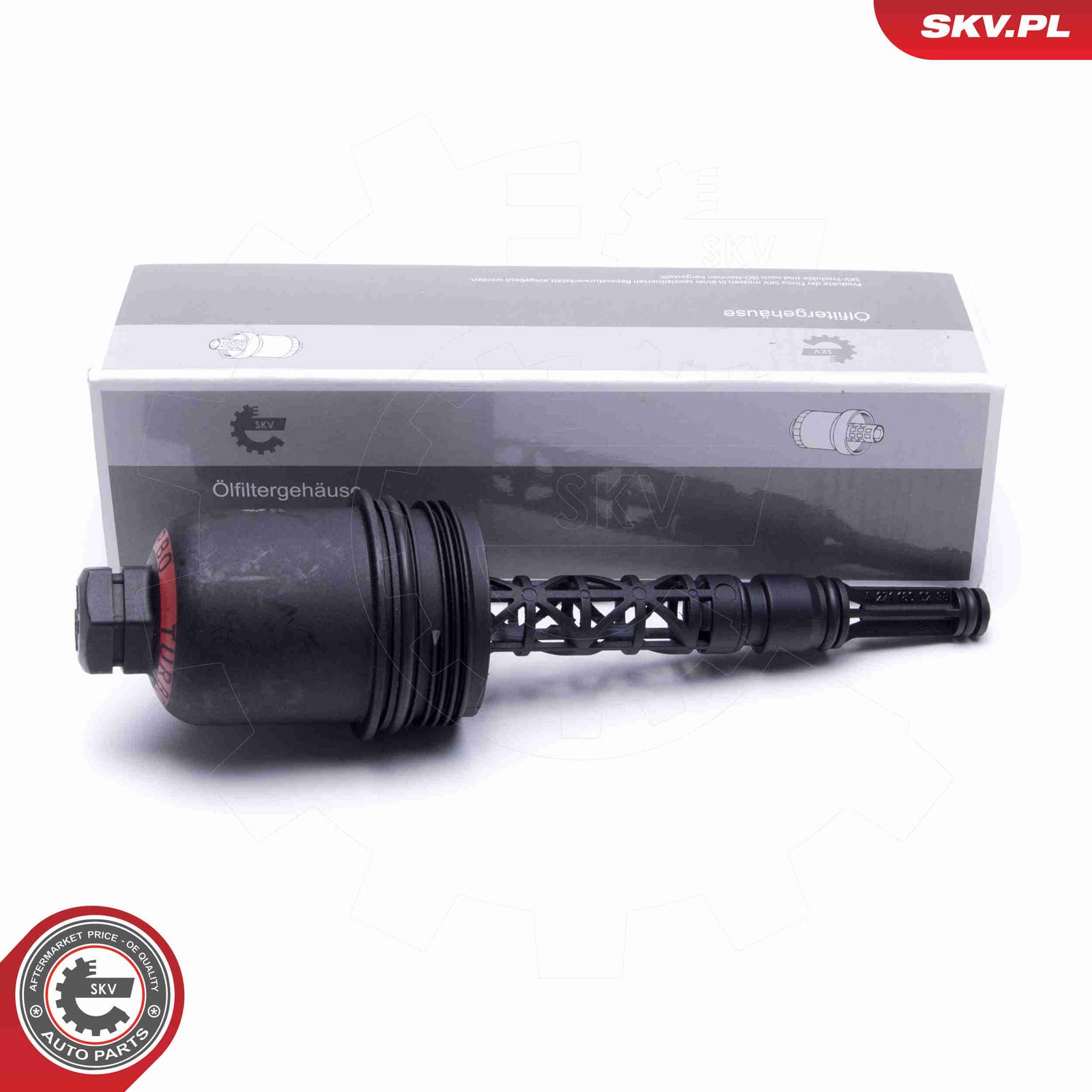 Крышка, корпус масляного фильтра