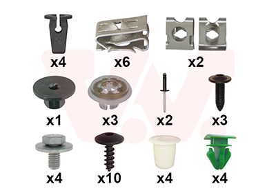 Set montaj, aripa laterala VAN WEZEL 4908796