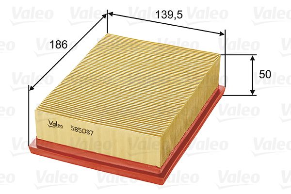 Vzduchový filter VALEO 585087