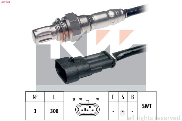 Sonda lambda KW 497 284