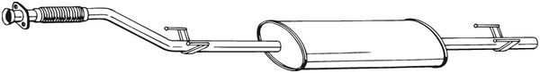 Tłumik przedni BOSAL 293-209