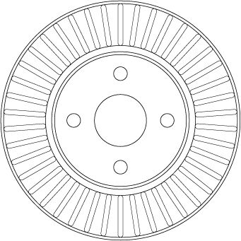 Levně Brzdový kotouč TRW DF7127