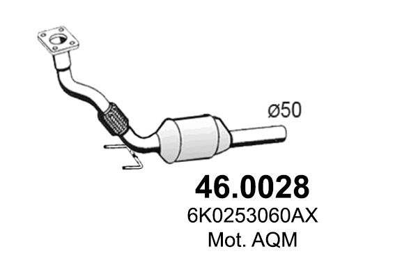 Katalizator ASSO 6K025360AX