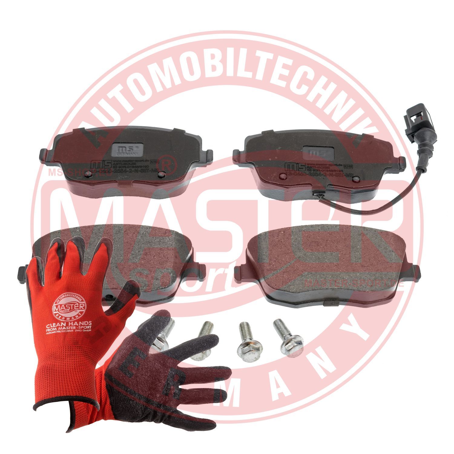 Zestaw klocków hamulcowych, hamulce tarczowe MASTER-SPORT GERMANY 13046028842N-SET-MSP