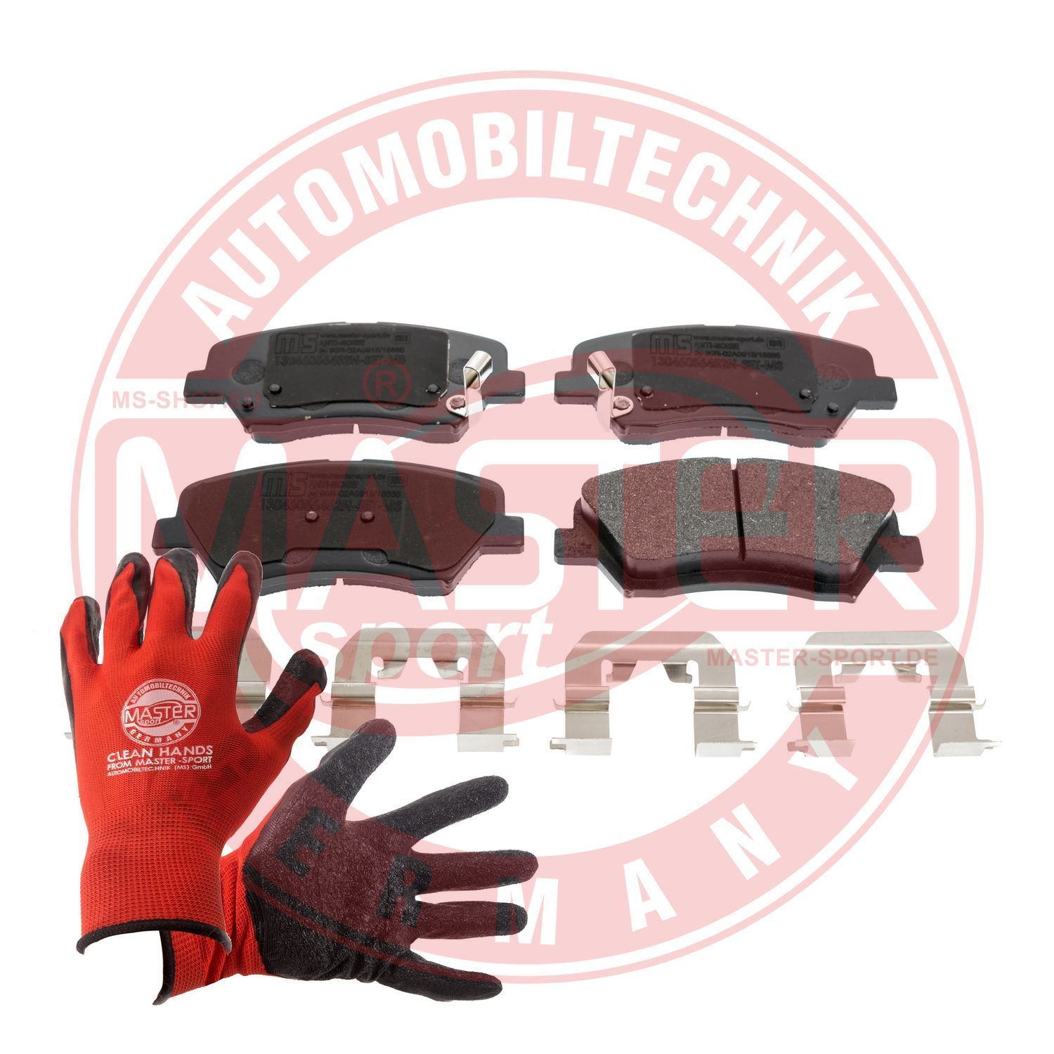 Zestaw klocków hamulcowych, hamulce tarczowe MASTER-SPORT GERMANY 13046056452N-SET-MSP