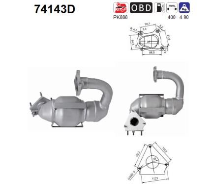 Katalizator AS 74143D