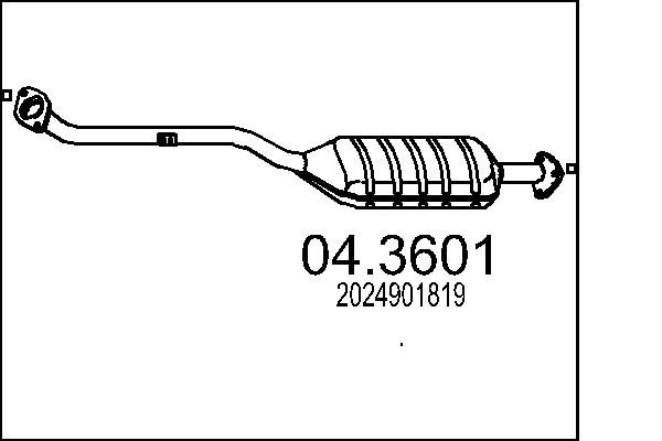 Katalizator MTS 04.3601
