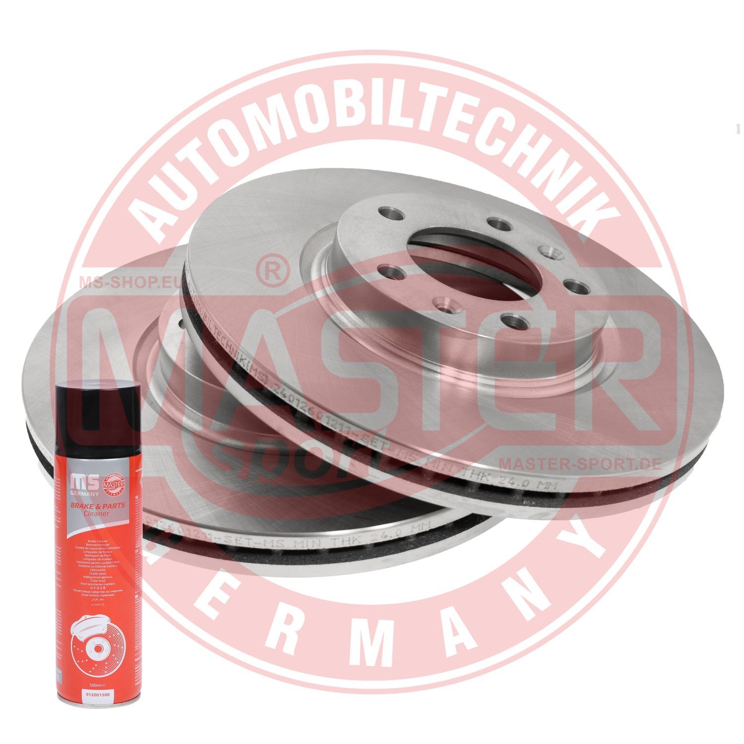 Tarcza hamulcowa MASTER-SPORT GERMANY 24012601211-SET-MSP